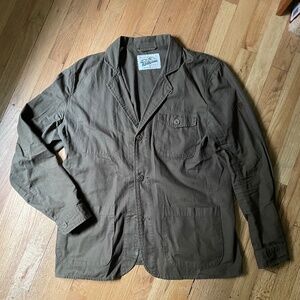 Penfield Men's L Olive Green Ripstop Cotton Chore Jacket